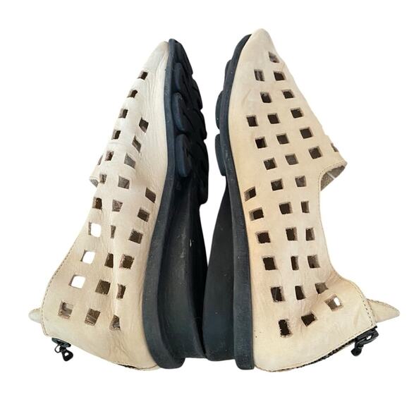 Arche Drick Natural Tan Leather Sandals size 38 size US 8 Perforations - Picture 8 of 13